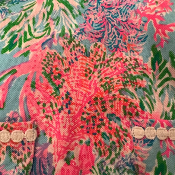 Blue, Pink and Green Lilly Pulitzer 18-24M Dress - Picture 6 of 8